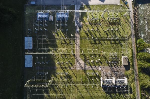 Bildaufnahme Wasserkraftwerk Graubünden