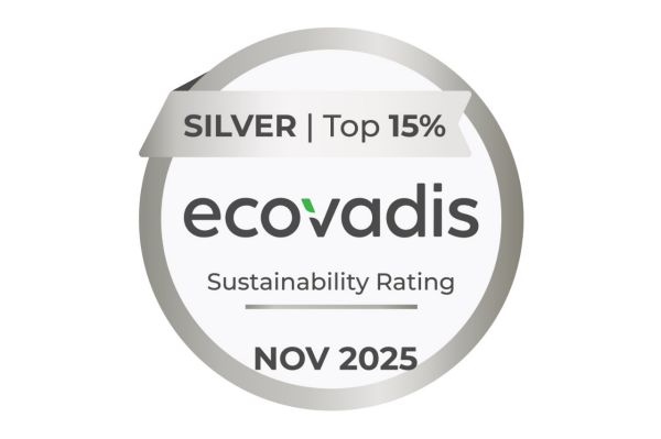 Der Branchenführer von Nachhaltigkeitsbewertungen EcoVadis verlieh uns die Goldmedaille für konsequentes nachhaltiges Handeln. Seit unserer ersten Teilnahme im Jahr 2016 wurden wir nun jährlich mit dieser Auszeichnung geehrt. 