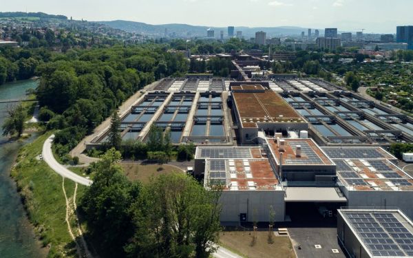 Image: Werdhölzli sewage treatment plant