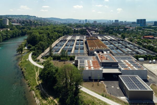 Werdhölzli sewage treatment plant